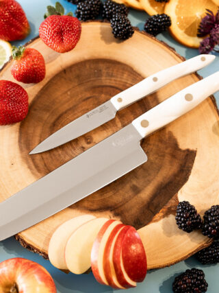 Cutco paring and French chef knives